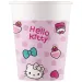 Hello Kitty 8-dielna sada papierových pohárov 200ml