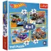 Hot Wheels 4 v 1 puzzle - Trefl