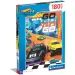 Hot Wheels preteky s 180-dielnym super puzzle - Clementoni