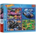 Hot Wheels závodné autá, sada 4 puzzle po 250 dielikov - Trefl obrázok 1