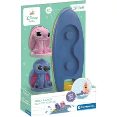 Hračka do kúpeľa Stitch a Angel so surfovou doskou - Clementoni Baby obrázok 1