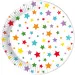 Hviezdičková sada papierových tanierov 8 ks, 23 cm