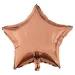 Hviezdicový fóliový balón – rose gold 46 cm
