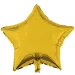 Hviezdicový fóliový balón – zlatý 46 cm