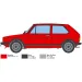 Italeri 1/24 VW Golf GTI Prvá séria 1976/78 auto model