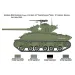 Italeri 1/35 M4A1 SHERMAN tank s americkou posádkou model