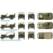 Italeri 1/72 Willys Jeep 1/4 ton 4x4 vojenské vozidlá 2-dielna modelová súprava