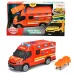 Iveco červená sanitka so svetlom a zvukom 18 cm - Dickie Toys