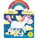 Jednorožce - Vyfarbi a nalep nálepkami 2. pracovný zošit