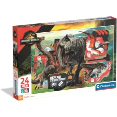 Jurassic World Maxi Super Color 24-dielové puzzle - Clementoni obrázok 1