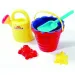 Mini sada do piesku s vlnkovitým vedierkom a krhličkou