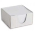 Kockový poznámkový blok 9×9×5 cm, 500 listov, biely, v krabičke