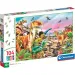 Krajina dinosaurov 104-dielna Supercolor puzzle - Clementoni
