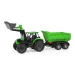 LENA: Traktor Worxx Deutz-Fahr Agrotron 7250 TTV s prívesom v krabici 74 cm