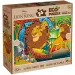 Leví kráľ 2 v 1 24-dielne Eco maxi puzzle a omaľovánka 70x50 cm – Lisciani