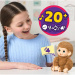 Little Live Pets: Mini Maki Pepi Peach interaktívna krémová opička