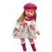 Llorens: 40 cm vysoká bábika Carla v ružovej čiapke s módnou kabelkou