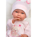 Llorens: Abril 42 cm plačúca bábika v čiapke s králičími uškami so spacím vakom