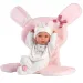 Llorens: Bábika Bimba 35 cm s ružovým spiacim vakom s motívom zajaca