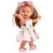 Llorens: Bábika Valeria s 28 cm v vzorovanej sukni
