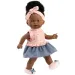 Llorens: Bábika Zoé 28 cm v šatách s hviezdičkovým vzorom