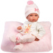 Llorens: Bimba 35 cm novorodenecká bábika s vankúšom