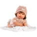 Llorens: Carla, 42 cm-ová plačúca bábika s cumlíkom a bielou prikrývkou