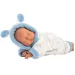 Llorens: Chlapčenská bábika bábätko v mäkkej pyžame s motívom bociana 31 cm