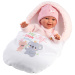 Llorens: Chloe 38 cm plačúca bábika so spacím vakom