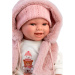 Llorens: Chloe, 38 cm plačúca bábika v ružovej vestičke