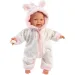 Llorens: Dievčenská bábika bábätko v mäkkej pyžame s motívom bociana 31 cm