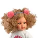 Llorens: Elena 35 cm bábika s kučeravými vlasmi v sukni