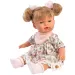 Llorens: Joelle 38 cm plačúca bábika s cumlíkom v letných šatách
