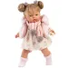 Llorens: Joelle, 38 cm plačúca bábika s cumlíkom v šatách s motívom teplovzdušného balóna.