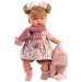 Llorens: Joelle 38 cm plačúca bábika so strapcovým šálom
