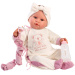 Llorens: Lea, 45 cm plačúca bábika s cumlíkom v overale s motívom koaly