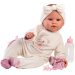 Llorens: Lea, 45 cm plačúca bábika s cumlíkom v overale s motívom koaly