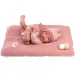 Llorens: Nica novorodené dievčatko v ružových šatách s vankúšom 38 cm