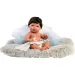 Llorens: Nico 40 cm bábika s chlpatou sivou poduškou