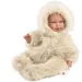 Llorens: Plačúca bábika Alicia s cumlíkom, 45 cm, v zamatovom kabátiku.