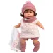 Llorens: Plačúca bábika Carla 42 cm s cumlíkom v hviezdičkových šatách