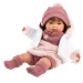Llorens: Plačúca bábika Carla 42 cm s cumlíkom v hviezdičkových šatách