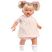 Llorens: Plačúca bábika Roberta 33 cm s cumlíkom v kvetinových šatách