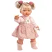 Llorens: Plačúca bábika Roberta s cumlíkom v bodkovaných šatách, 33 cm