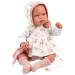 Llorens: Tala Llorana 44cm novorodenec s hlasom v kapucňovom oblečení