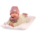 Llorens: Tina, 44 cm vysoká novorodenecká bábika s mäkkým vankúšom
