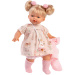 Llorens: bábika Roberta, 33 cm, s cumlíkom v ružovom kardigáne