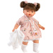 Llorens: bábika Vera 33 cm v zajačikovom oblečení s cumlíkom.