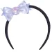 Luna: Čelenka do vlasov s mašľou a vzorom Kuromi