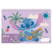 Luna: Disney Lilo &amp; Stitch skicár A4, 30 listov